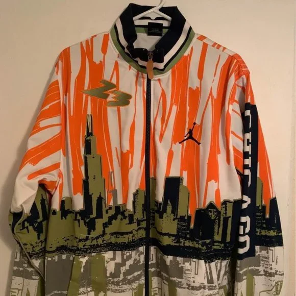 Jordan Chicago Skyline Jacket - Sz. XL - Picture 1 of 6